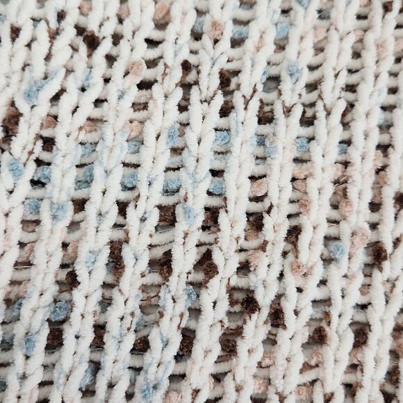 🔹️Jessica Simpson Cream Confetti Cowl Neck Sweater Small - Picture 8 of 11